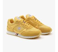 Serge Blanco Sneakers Homme Chamonix Vintage Canvas Citron - Chaussures Hommes