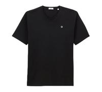Serge Blanco T-Shirt col Rond Manches Courtes Théo en Coton Noir - Mode Homme