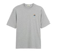 Serge Blanco T-Shirt Manches Courtes col Rond en Coton Gris chiné Tancrede Play - Mode Homme