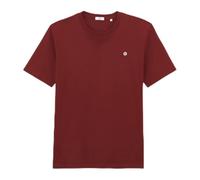 Serge Blanco T-Shirt Manches Courtes col Rond en Coton Rouge Merlot Théo - Mode Homme