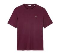 Serge Blanco T-Shirt Manches Courtes col Rond Théo Rouge Bordeaux