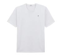 Serge Blanco T-Shirt Manches Courtes Homme Theo Blanc - col Rond - Mode Homme