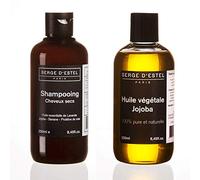 SERGE D'ESTEL PARIS Shampoing Cheveux Secs 250ml Huile de Jojoba 250ml Soin Cheveux Secs et Abimés. Shampoing Naturel aux Huiles Essentielles Huile de Jojoba 100% Pure et Naturelle Fabriqué en France