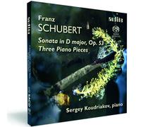 Sergei Koudriakov Piano Sonata D850, Three Piano Pieces (Koudriakov) (CD)