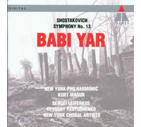 Sergei Leiferkus - Shostakovich: Symphony No. 13- Babi Yar by Sergei Leiferkus (1994) Audio CD