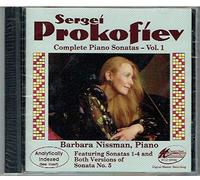 Sergei Prokofiev: Complete Piano Sonatas, Vol. 1 - Sonata No. 1, Op. 1 / Sonata No. 2, Op. 14 / Sonata No. 3, Op. 28 / Sonata No. 4, Op. 29 / Sonata No. 5 (First Version), Op. 38 / Sonata No. 5 (Second Version), Op. 38/135 - Barbara Nissman