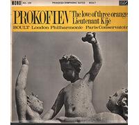 Sergei Prokofiev / Sir Adrian Boult Conducting The London Philharmonic Orchestra And Orchestre De La Socit Des Concerts Du Conservatoire - ACL 159 Prokofiev Love of 3 Oranges/Lieutenant Kije Adrian Boult vinyl LP