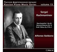 Sergei Rachmani Sergei Rachmaninov: Piano Sonata No. 1, Op. 28/Moments Musi (CD)