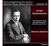 Sergei Rachmaninov - Piano Sonata No. 1 Op. 28/Moments Musicaux.. - CD - E4z
