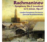 Rachmaninov – Symphonie n°2 en mi mineur, op.27 – Rozhdestvensky – CD – Alto