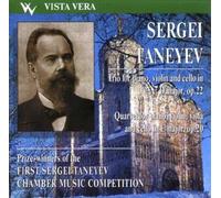 Sergei Taneyev. Trio for piano, violin and cello in D major. Quartet for piano, violin, viola and cello in E major.