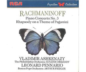 Sergei Vasilyevich Rachmaninoff , Vladimir Ashkenazy , The Philadelphia Orchestra , Eugene Ormandy - Rachmaninov - Piano Concerto 3 & Paganini Rhapsody