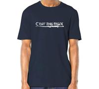 Sergent Tobogo C'est Pas Faux - Kaamelott - Perceval - T-Shirt Homme Bleu foncé (M)