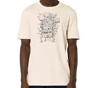 Sergent Tobogo Chateau ambulant - Plan Construction - T-Shirt Homme Blanc (XL)