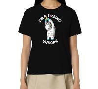 Sergent Tobogo Licorne - Je suis Une Licorne - T-Shirt Femme Noir