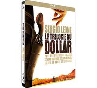 Sergio Leone : La Trilogie Du Dollar : Pour Une Poignée De Dollars + Et Pour Quelques Dollars De Plus + Le Bon, La Brute Et Le Truand - Édition Steelbook Limitée - Blu-Ray