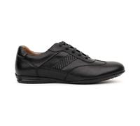 Sergio Moretti - Baskets Casual en Cuir Noir - Homme - Chaussures - Noir - Taille: 41 EU