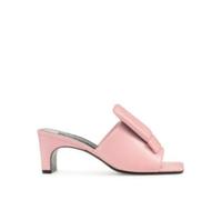 Sergio Rossi, Femme, Chaussures, Rose, Taille: 37 1/2 EU Mules en Cuir