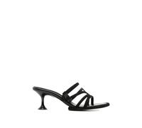 Sergio Rossi - Multi-Strap Heeled Mule - Femme - Chaussures - Noir - Taille: 40 EU