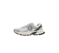 Sergio Tacchini Baskets basses 'Imperia' noir / argent / blanc perle, Taille 45