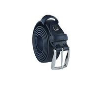 Sergio Tacchini Ceinture Homme Extérieur PU Intérieur Cuir, Boucle Sans Nickel