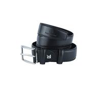Sergio Tacchini Ceinture Homme Extérieur PU Intérieur Cuir, Boucle Sans Nickel