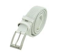 Sergio Tacchini Ceinture Tressée Élastique, Homme Femme, avec Détails en Cuir Véritable, Coffret Cadeau