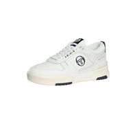 Sergio Tacchini Homme Baskets en Cuir BB Court Lo, White/Maritime Blue, 44 EU