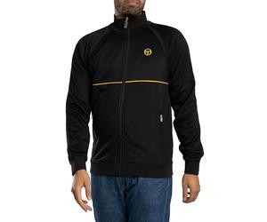 Sergio Tacchini Homme Nouvelle Veste De Survêtement Catania, Black