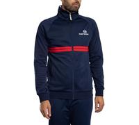 Sergio Tacchini Homme Nouvelle Veste De Survêtement Dallas, Maritime Blue/White/Adrenaline Rush, XXL