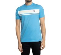 Sergio Tacchini Homme T-Shirt De Maître, Azure Blue/Gardenia, L