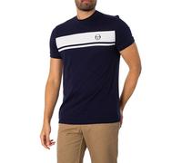 Sergio Tacchini Homme T-Shirt De Maître, Navy/White