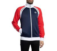 Sergio Tacchini Homme Veste De Survêtement Ghibli, Maritime Blue/Adrenaline Rush/White, XXL