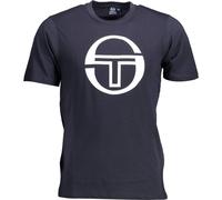 Sergio Tacchini Logo T-shirt manches courtes col rond bleu : Taille - XL Taille : XL