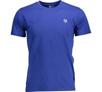 Sergio Tacchini Logo T-shirt manches courtes col rond broderie bleue : Taille - XL Taille : XL
