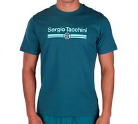 Sergio Tacchini Marchio Co T-shirt Hommes - vert foncé, blanc L