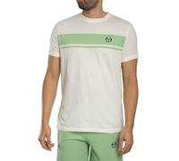 Sergio Tacchini Master Crew Neck T-Shirt Gardenia/Quiet Green
