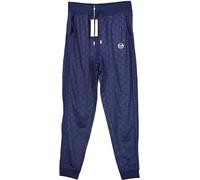 Sergio Tacchini Pantalon de jogging Nezzo 9558 avec logo imprimé ton sur ton sur ton - Bleu marine, bleu marine, 27-32