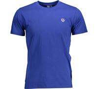 Sergio Tacchini Perfect Men's Short Sleeve T-Shirt Blue Color : Bleu, Taille : L