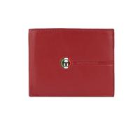 Sergio Tacchini Portefeuille Homme en Cuir Véritable, Fin avec Porte-Cartes