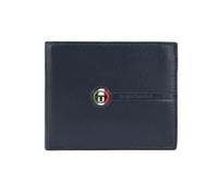 Sergio Tacchini Portefeuille Homme en Cuir Véritable, Fin avec Porte-Cartes