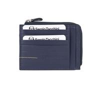 Sergio Tacchini Portefeuille Homme en Cuir Véritable, Fin avec Porte-Cartes