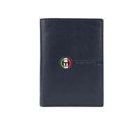 Sergio Tacchini Portefeuille Homme en Cuir Véritable Vertical, Fin avec Porte-Cartes