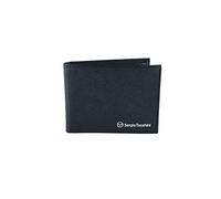 Sergio Tacchini Portefeuille slim pour homme en cuir véritable, avec fentes porte-cartes