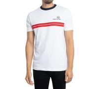 Sergio Tacchini Pour des hommes Nouveau T-shirt Supermac, blanc