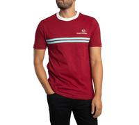Sergio Tacchini Pour des hommes Nouveau T-shirt Supermac, rouge