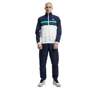 Sergio Tacchini Survêtement Zelma pour homme, Bleu marine/blanc, L