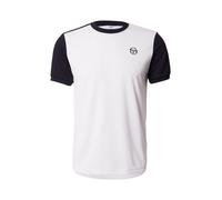 Sergio Tacchini T-Shirt 'Cesena' noir / blanc, Taille XL