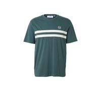 Sergio Tacchini T-Shirt 'Egeo Co' bleu cyan / blanc, Taille S