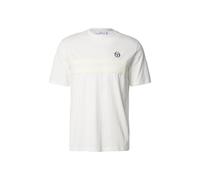 Sergio Tacchini T-Shirt 'Egeo Co' noir / blanc / blanc cassé, Taille XL